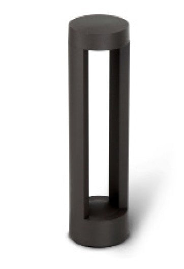 BK BOLGU10Y27 IP65 100-277V GU10 Base Black Finish Bollard Light Without Bulb