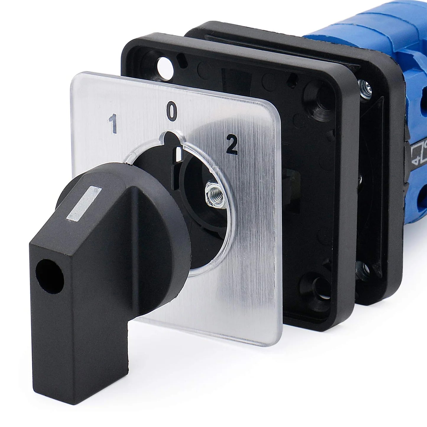 Baomain Rotary Cam Changeover Switch LW28-125/D202.2 660V 125A 2 Phases ON/Off/ON 3 Position CE