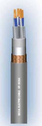 SEC Cable SEC HF-IXOSA MARINE CABLE 250V 2X2X0.75mm2 GREY x20M