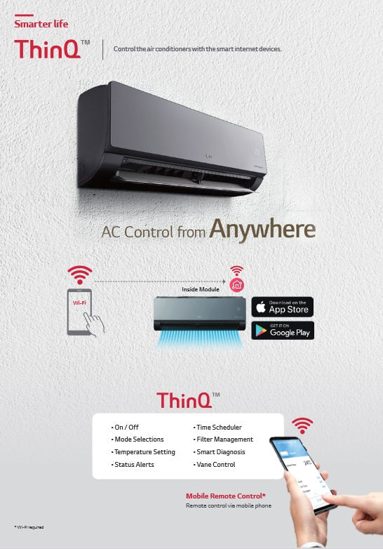 LG ALPHA SYSTEM 1 R32 INVERTER AIRCON (SUPPLY ONLY)