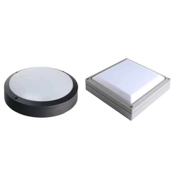 BK IP55 Grey Finish Ceiling Light Fitting-05 Without Bulb