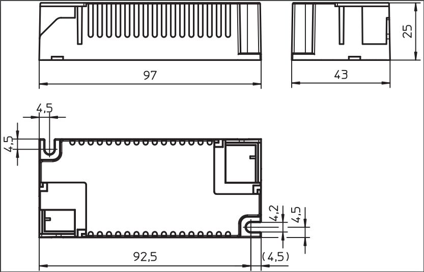 Vossloh-Schwabe CC EASYLINE SIMPLE FIX C-R1 ECXe700.383 28W Driver-Ballast /Drivers-DELIGHT OptoElectronics Pte. Ltd