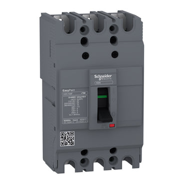 Schneider circuit breaker Easypact EZC100F - TMD - 80 A - 3 poles 3d