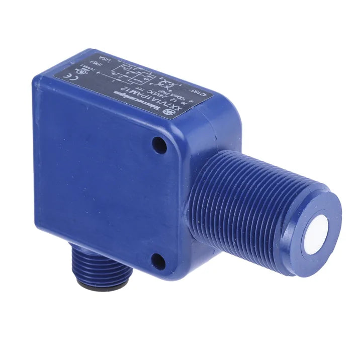 Telemecanique Sensors Ultrasonic Block Proximity Sensor, 500 mm Detection, PNP NO, 12 → 24 V dc