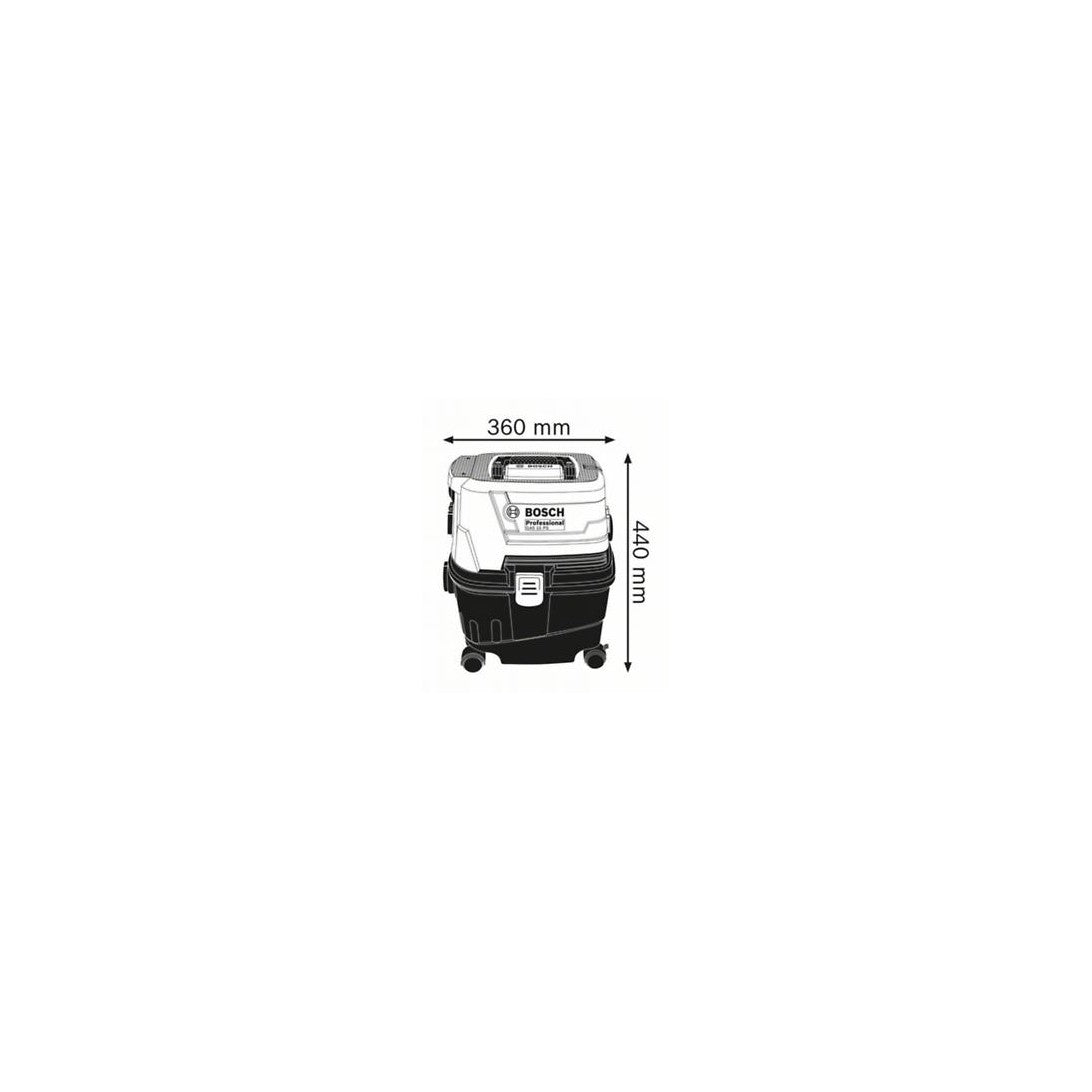 BOSCH GAS 15 PRO Wet & Dry Vacuum Cleaner 15Ltr 1100W