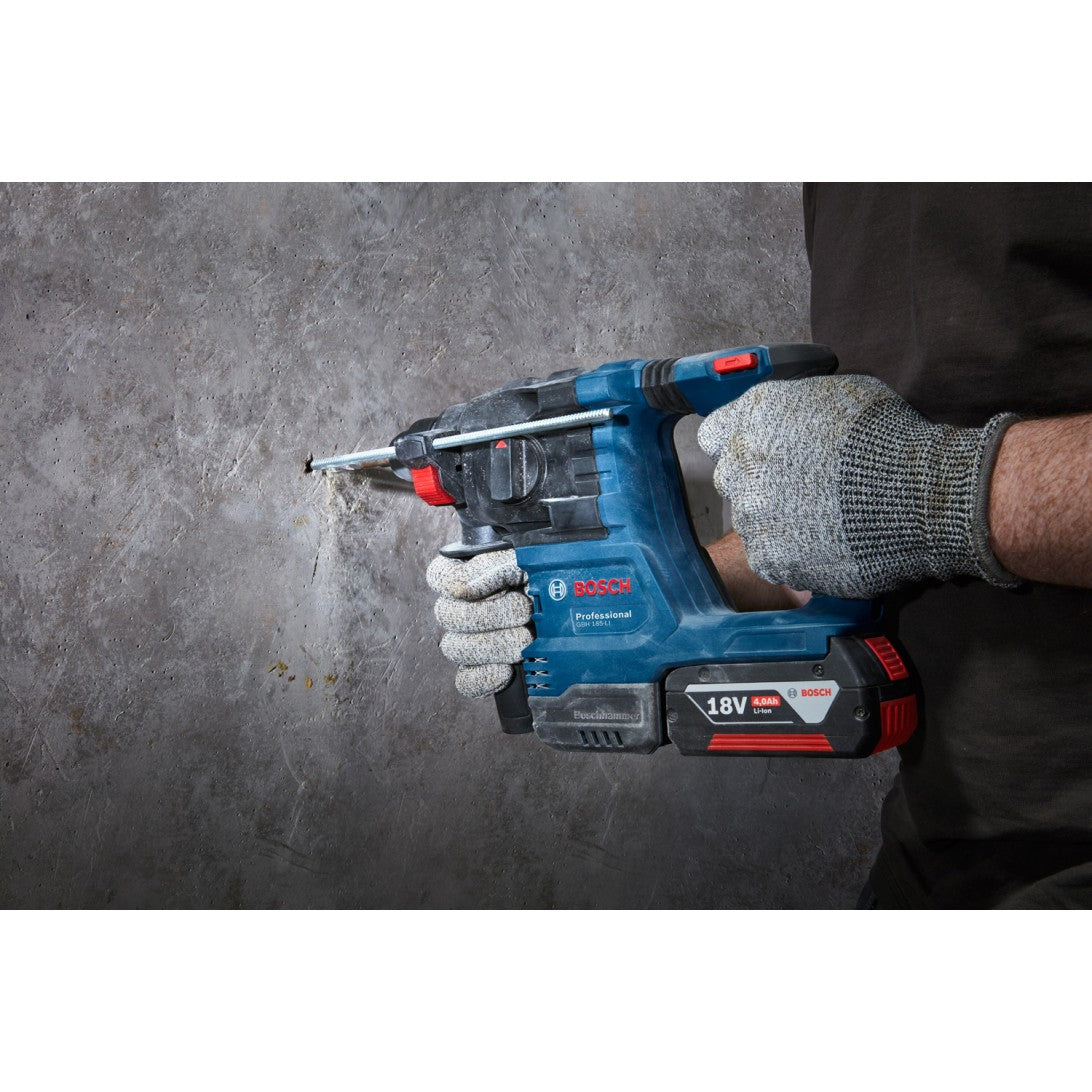 BOSCH GBH 185-LI Professional Cordless Rotary Hammer 18V Brushless Battery Set