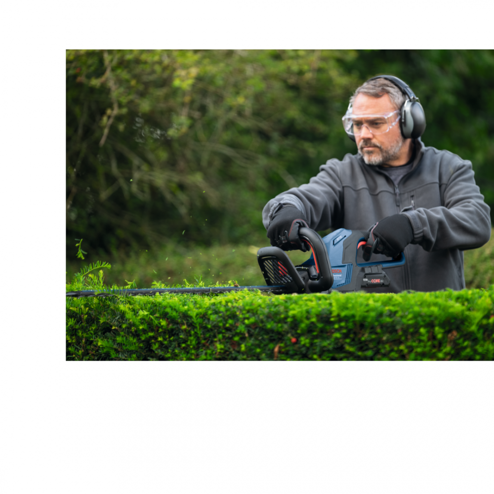 BOSCH GHE 18V-60 PRO Cordless Hedgecutter | 60cm (24inch) Blade | Hedge Trimmer | Brushless Motor