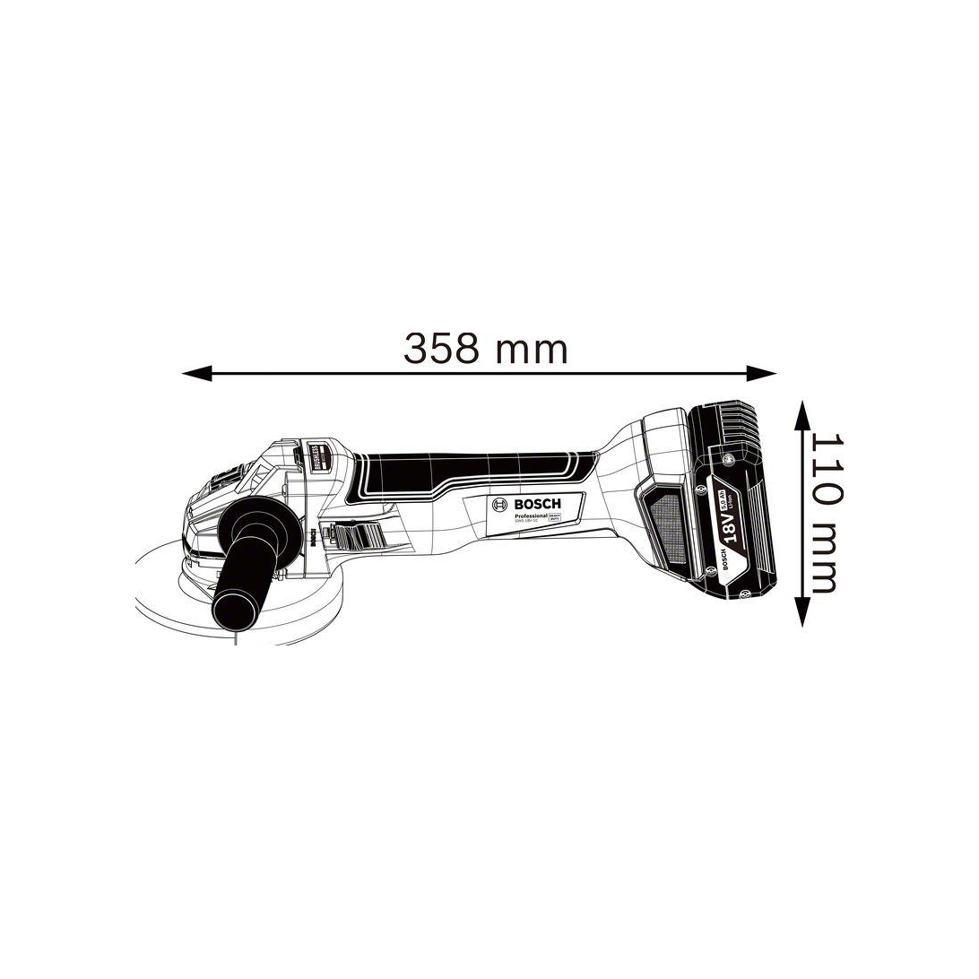 Bosch Cordless Angle Grinder GWS 18V-10 100mm