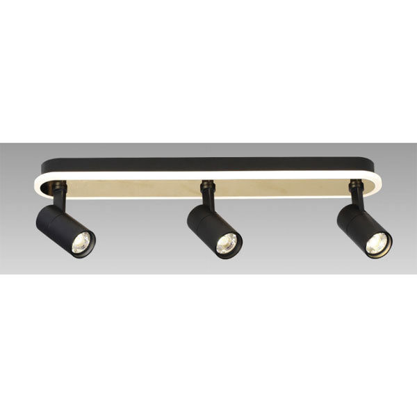 BK IP20 CCL06 110-265V 10W Tri Color Gold Ceiling Light with Spot Light