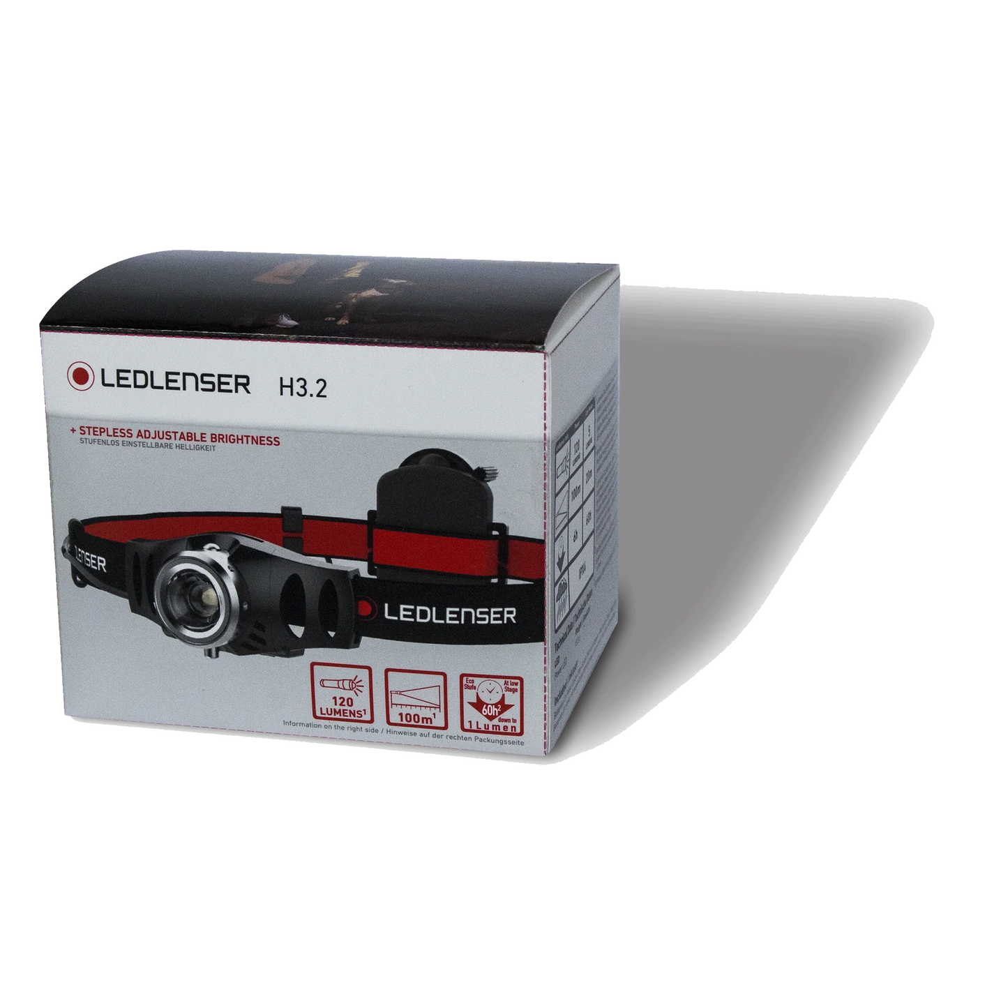 LEDLENSER H3.2 IPX4 Battery Operated Headlamp x3Pcs
