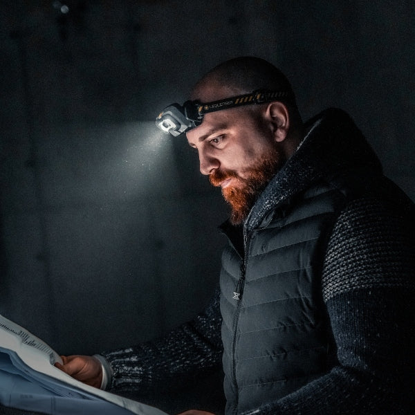 LEDLENSER HF8R IP68 Rechargeable Work Headlamp