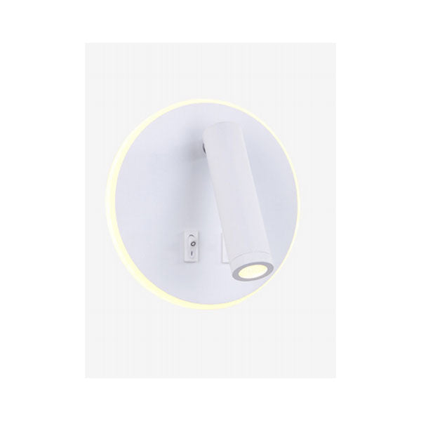 BK IP20 110-265V White Indoor Wall Light