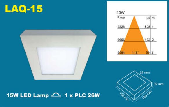 LITE-ACE High Quality ULTRASLIM SQUARE Surface Mounted LED Fixtures-Fixture-DELIGHT OptoElectronics Pte. Ltd