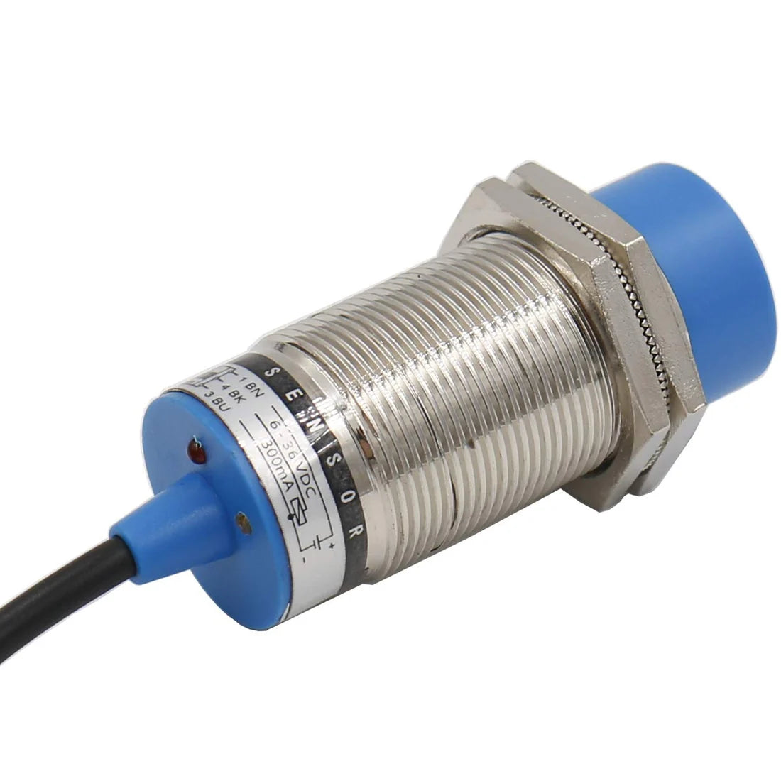 Baomain Capacitance Proximity Sensor Switch DC 10-30V 200mA Detector 20mm 3-wire