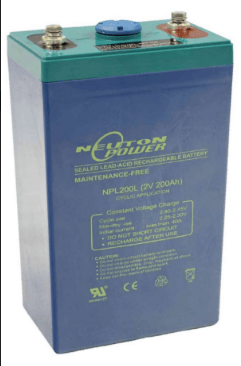Neuton Power NPL200L 2V 200Ah Maintenance Free AGM battery