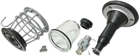 Oshima E-26 Explosion Proof 60W Portable Hand Lamp Without Bulb