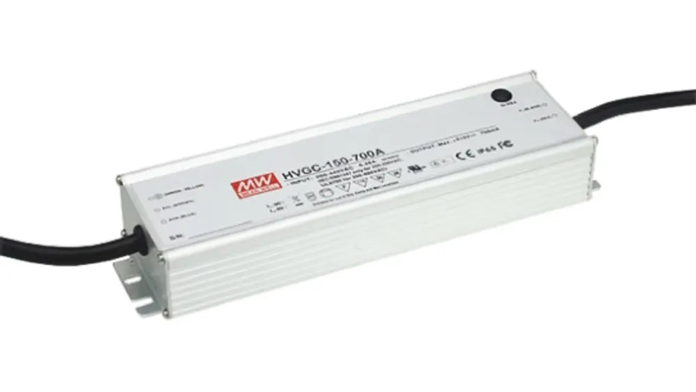 MEANWELL LED Driver, 42 → 428V Output, 149.8W Output, 350mA Output, Constant Current Dimmable