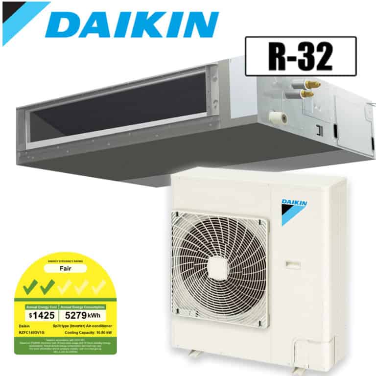 Daikin System 1 INVERTER CEILING DUCTED Air Conditioner with Wired Controller - SINGLE C/D