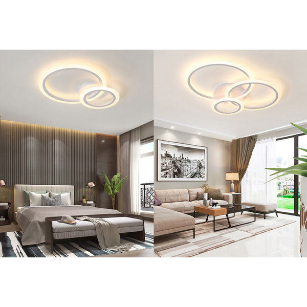 BK IP20 110-265V Tri Color Ring Ceiling Light