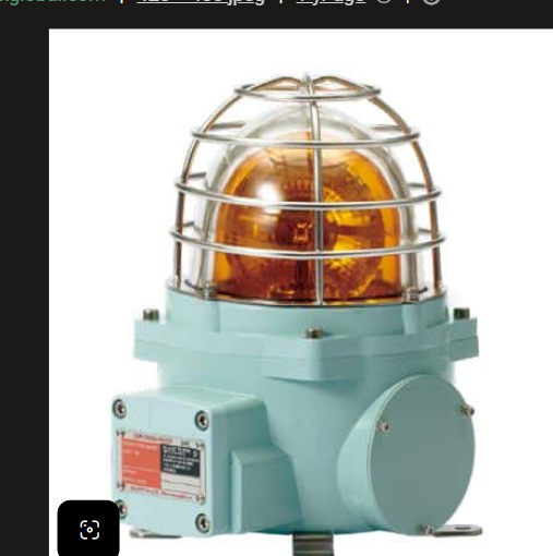 QLIGHT EXPLOSION PROOF WARNING LIGHT LED STEADY/FLASHING 230VAC AMBER Ⅱ2G Ex dⅡC T6, IP66