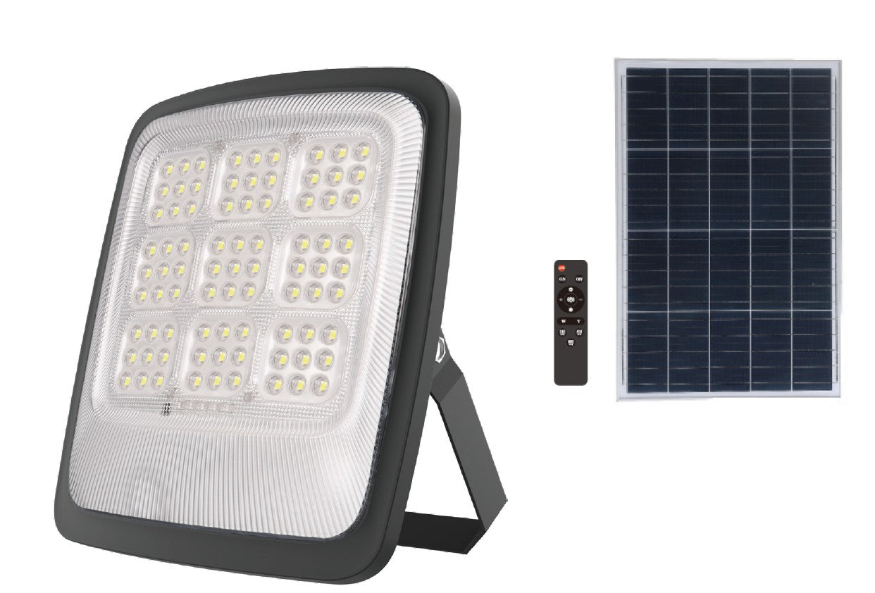 BK IP65 Black 6500K Solar Flood Light-07