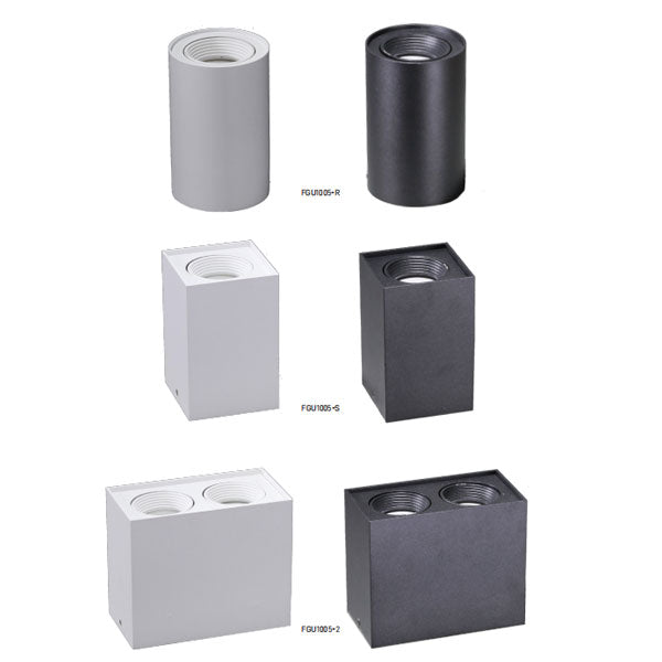 BK GU10 Surface Mounted Spot Light Fitting-05 Without Bulb