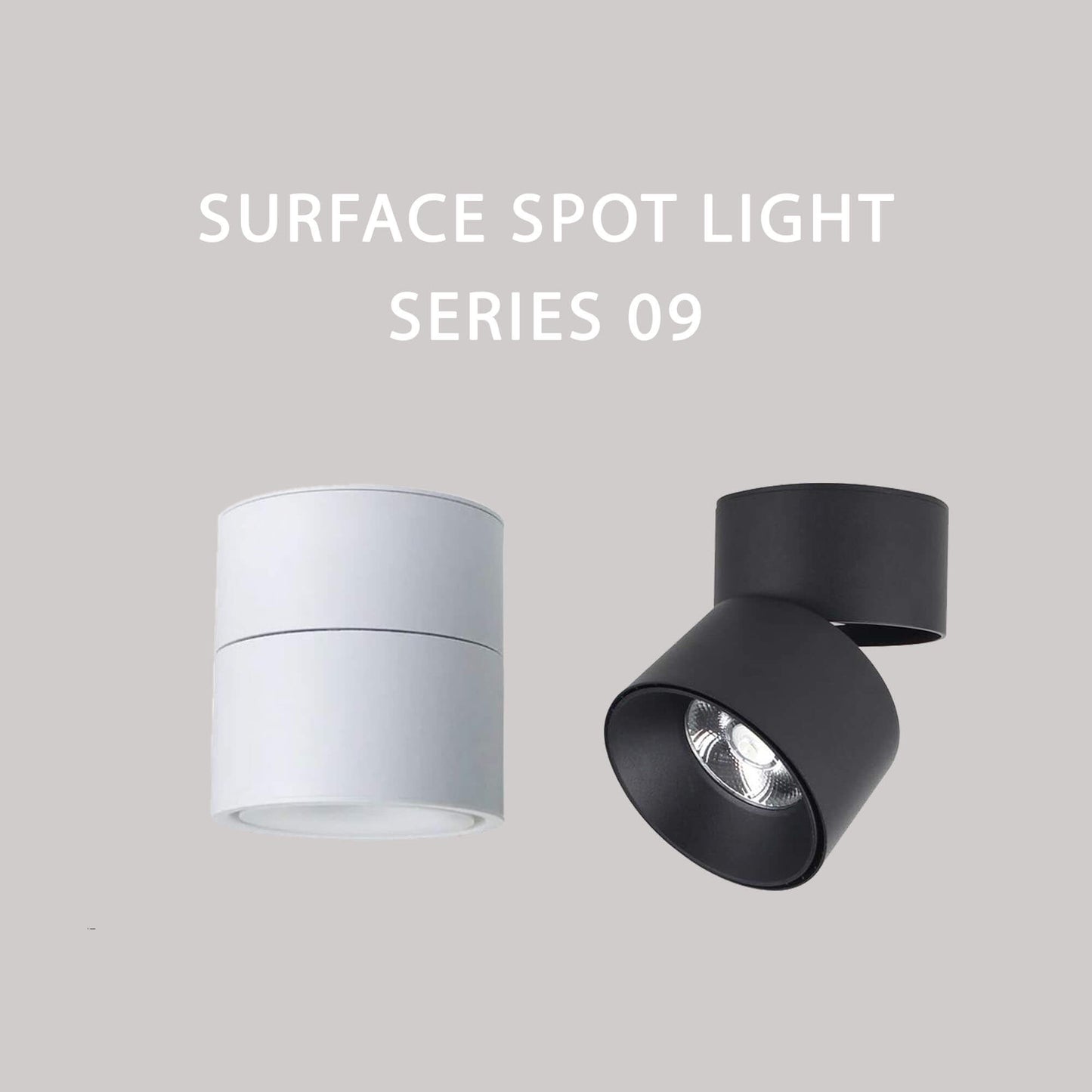 BK 10W IP20 100-240V Round Track Light Series-09