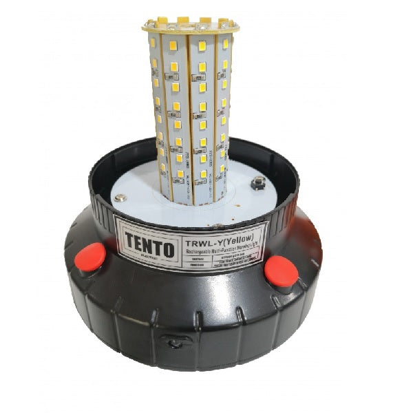 TENTO Rechargeable Multi-Function Warning Light Yellow-Fixture-DELIGHT OptoElectronics Pte. Ltd