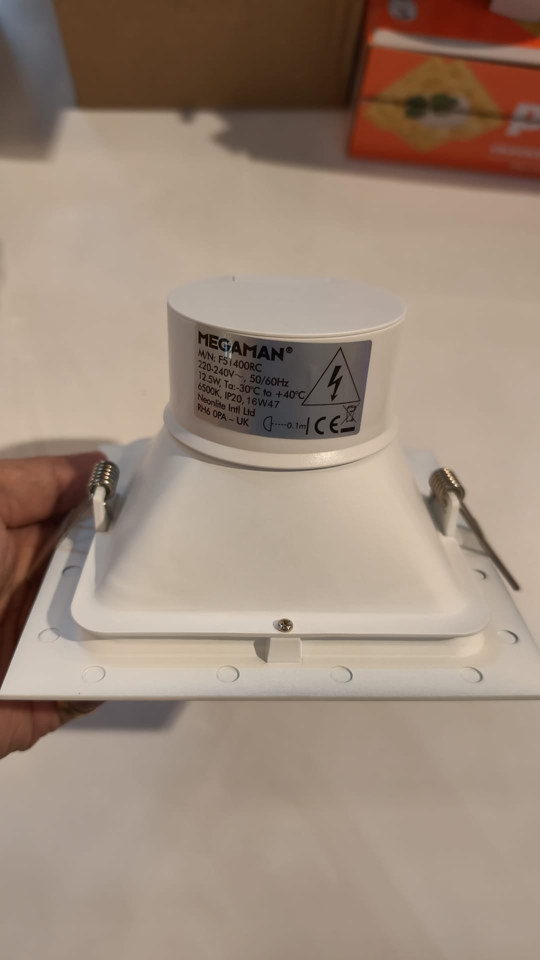 MEGAMAN F51400RC SIENA LED Square Downlight 5" 12.5W Delight