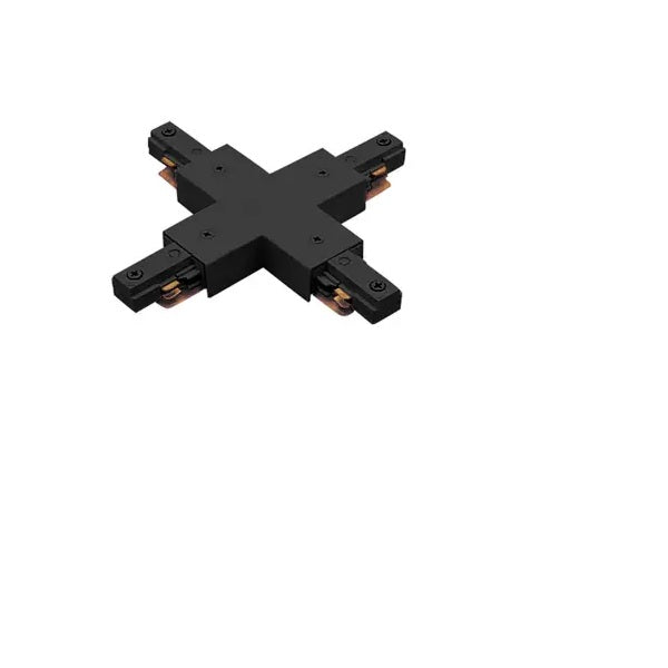 Laniber Straight Connector Black Color and white ( TRACK CONNECTOR)-Fixture-DELIGHT OptoElectronics Pte. Ltd