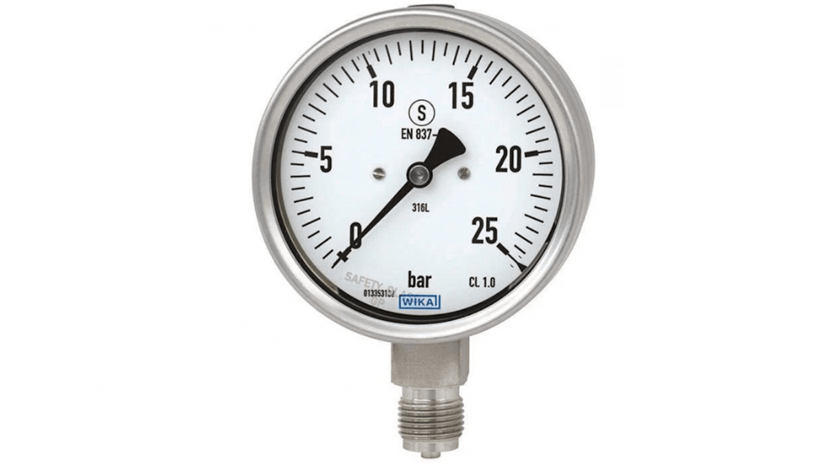 WIKA 63 mm G 1/4 Pressure Gauge – 2.5 bar