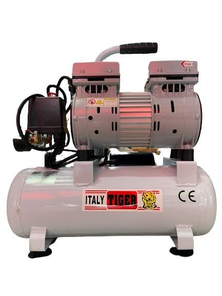 Aiko 1.5Hp 9L Oil-free & Silent Air Compressor (White) | Model : GDG09-WHITE