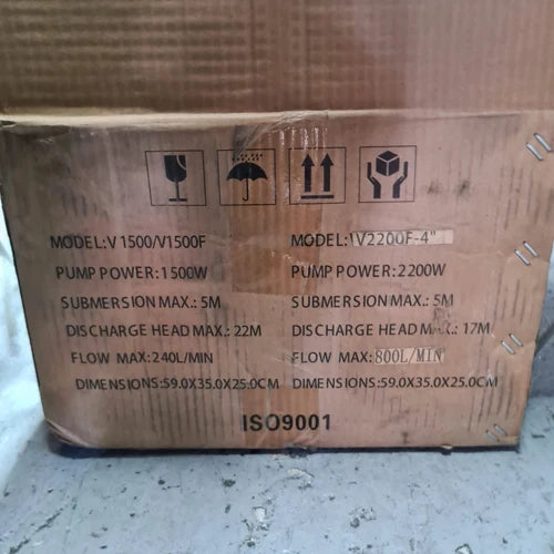 Aiko 4" 2200W Sewage Pump Auto (Mesh) | Model : WP-V2200F-4