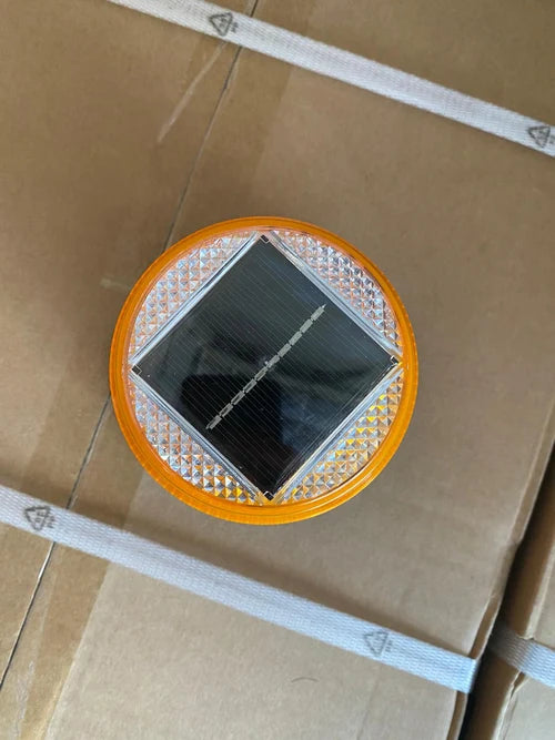 Aiko Yellow 123mm Revolving Lamp (Light) | Solar powered and with Magnetic Base | Model : RL-7699