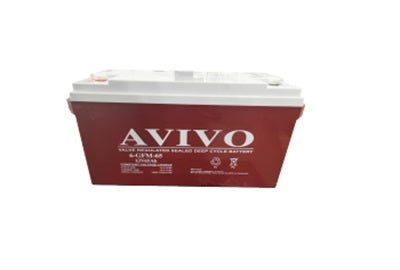 Avivo 6GFM65 12V 65AH Valve regulated Sealed Deep Cycle Battery