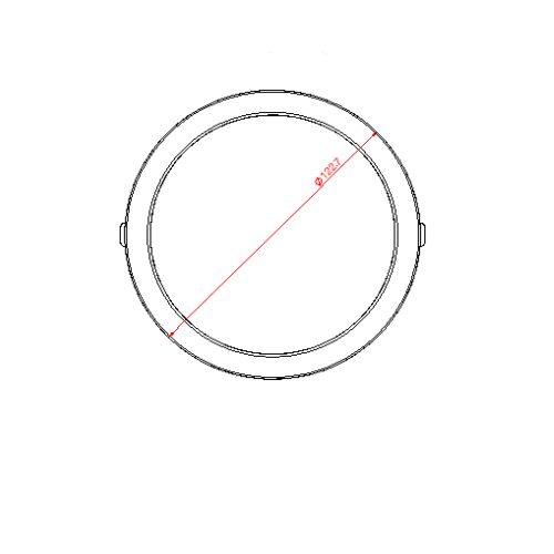 AZTECH LDR412 G2 4-inch LED Round Dimmable Downlight-Fixture-DELIGHT OptoElectronics Pte. Ltd