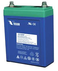 Vision CL100 (2V, 100Ah) Maintenance Free AGM battery