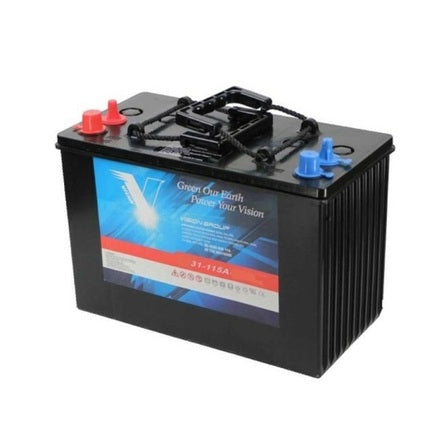 Vision 12V 115Ah @ 20 hrs rate Deep Cycle AGM Battery