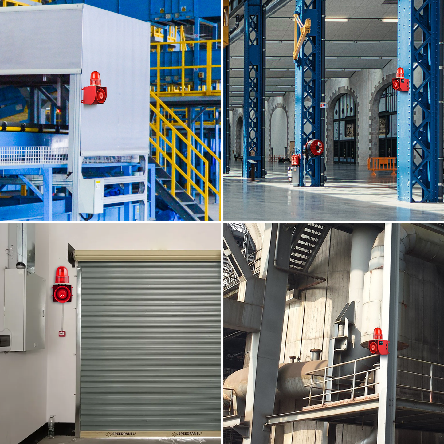 YASONG Security Outdoor ALarm Siren Loud 120 dB IP65 Waterproof Adjustable sound Emergency alarm with timer SLA-01H1