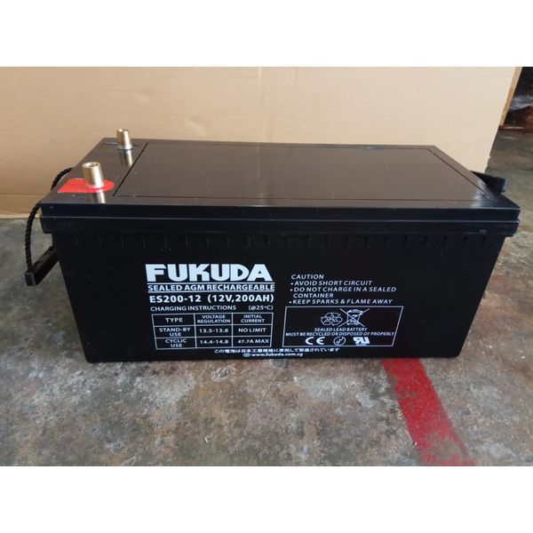 Fukuda ES120-12v Sealed AGM M/F Battery