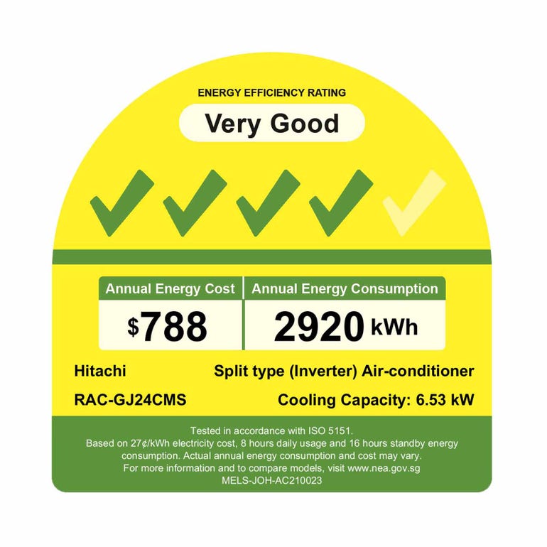 HITACHI INVERTER SINGLE SPLIT AIRCON - SUPPLY ONLY