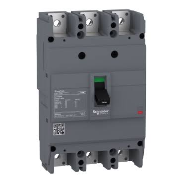 Schneider circuit breaker Easypact EZC250H - TMD - 150 A - 4 poles 3d