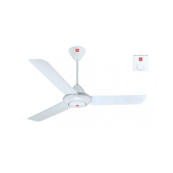 K7P3 Home Decore White KDK M60SG Ceiling Fan / 12 Inch Rod / 150cm / No Remote Control