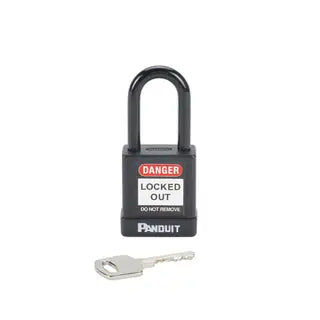 PSL-8BL Black Plastic Body Padlock