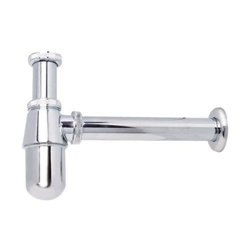 Showy Chrome Plated Long Body Bottle Trap 1 1/4" 2806