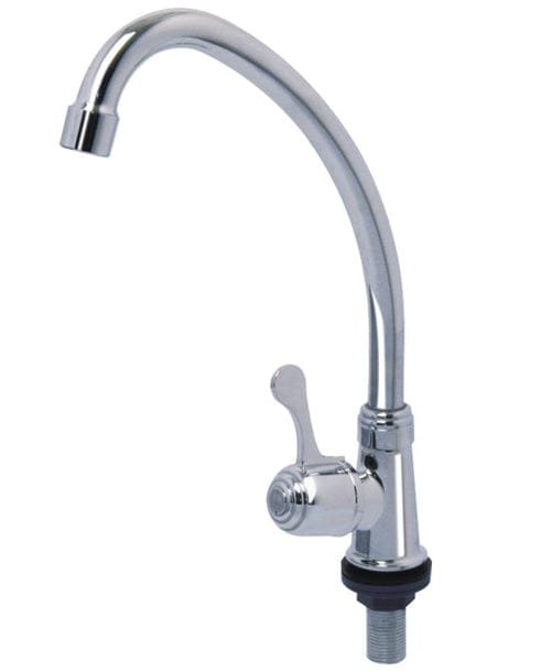 Showy Quarter Turn Single Lever Long Spout Sink Tap