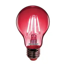 Sylvania E27 LED Bulbs 4 W, Red, Pear shape