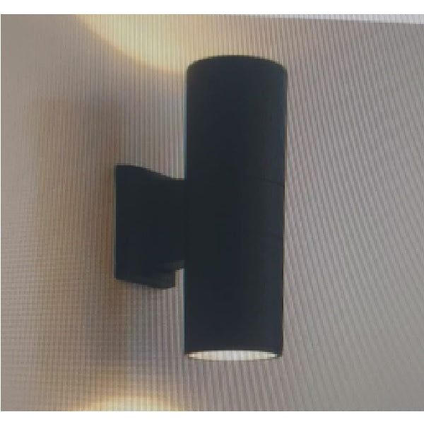 Virgo-ST (2x8W PAR20 LED) Weatherproof IP65 Wall Mounted Cylindrical Die-Cast Aluminium Downlighter with 3mm Thick Tempered Glass C/W Lamp-Fixture-DELIGHT OptoElectronics Pte. Ltd