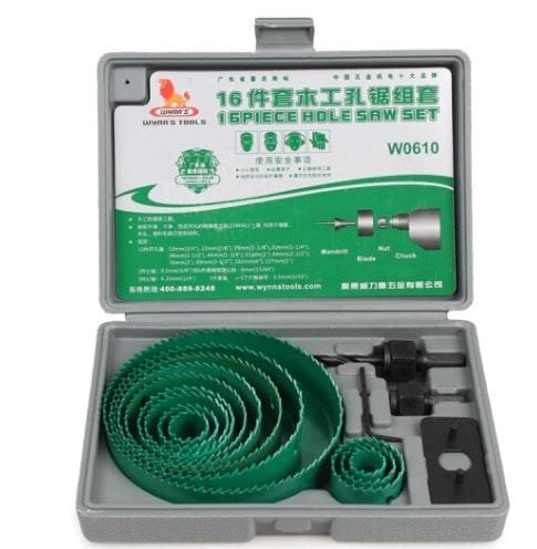 Wynn's 16pc Hole Saw Set