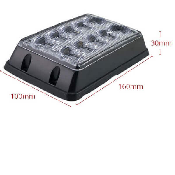 ST 10LED x 3W Strobe Light 12V-24V-Fixture-DELIGHT OptoElectronics Pte. Ltd